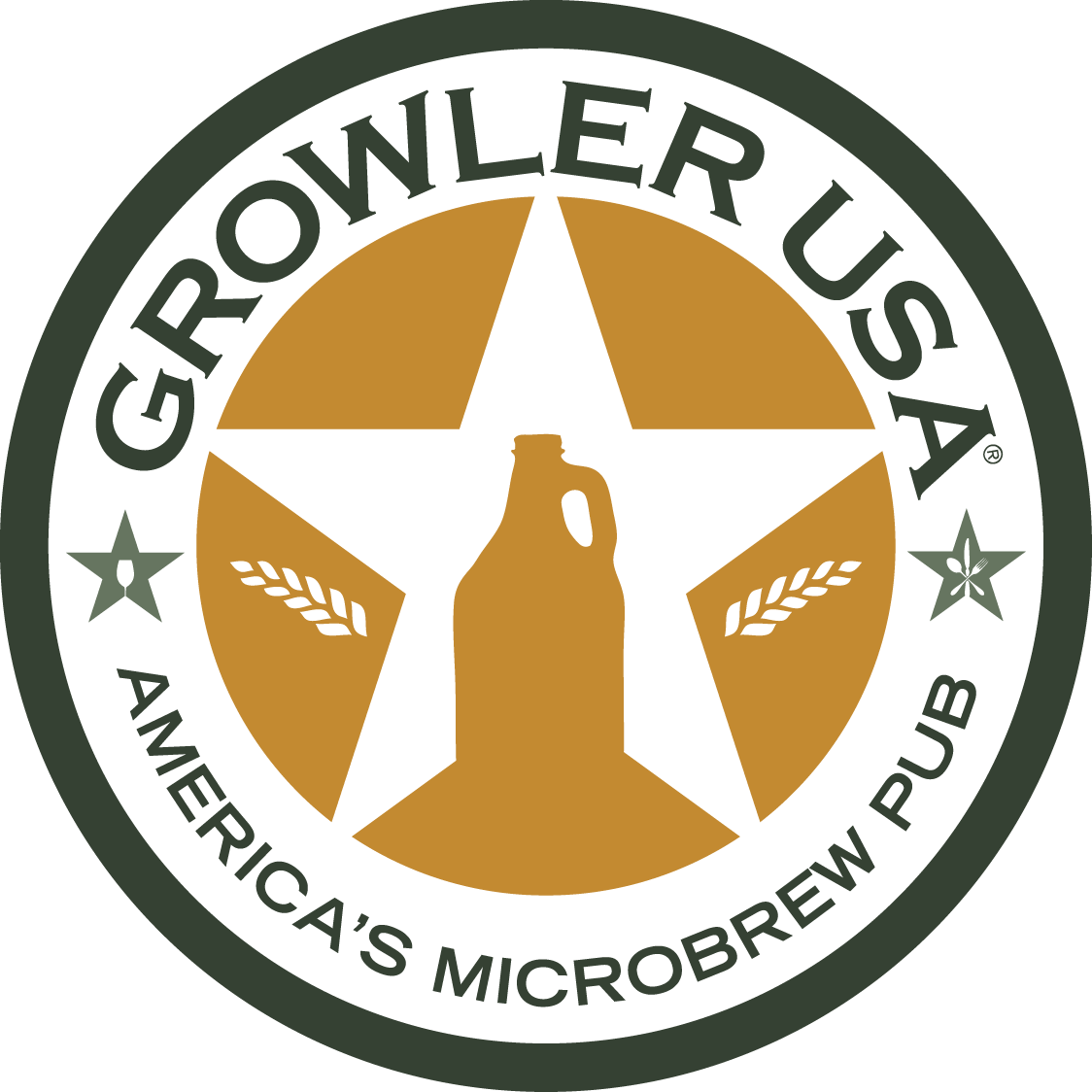 Growler Round Logo